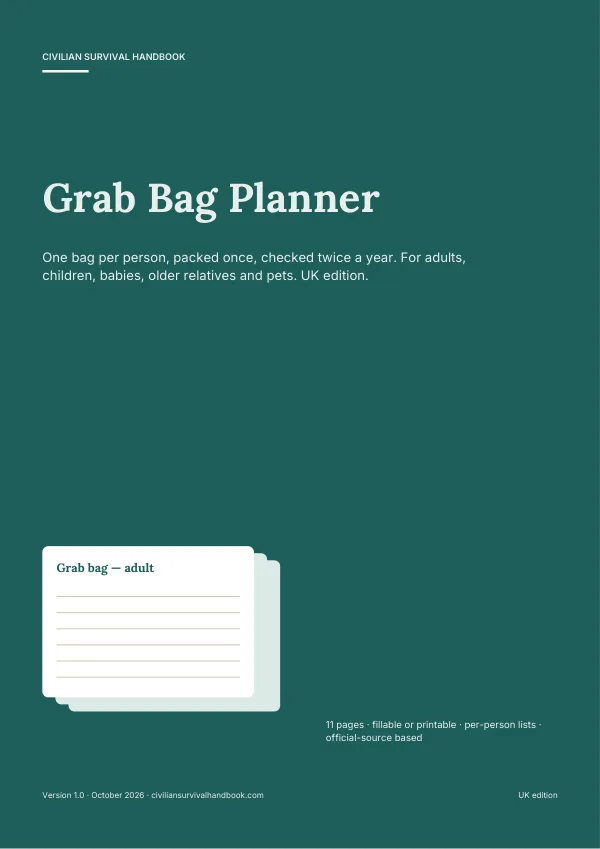 Cover of the Grab Bag Planner