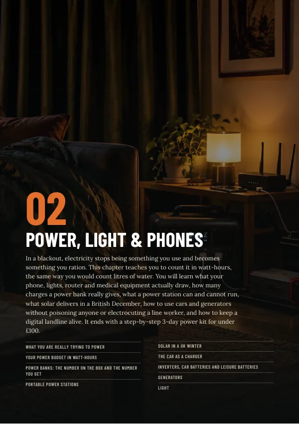 Page 19 of the When the Lights Go Out — The UK & Europe Home Survival Manual